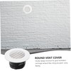 TEHAUX Round Air Conditioner Vent Cover Adjustable Soffit Air Exhaust