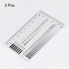 HARFINGTON 3pcs High Precision SEC Size Estimation Chart 98x55mm 0.12mm