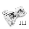 Vallecloud (4 Pack) 1/2 Inch Overlay Soft Close Cabinet Hinges,