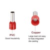 MECCANIXITY 250 Pcs Insulated Ferrule Electrical Wire Connectors Wire Terminals