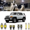Xpismii 8 Piece 6000K White FJ Cruiser LED Interior Light