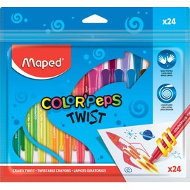 Maped Color'Peps Twist Colouring Crayons (Pack of 24)