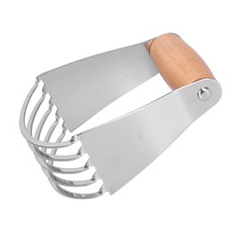 Aramox NonSlip Dough Blender Pastry Cutter with Blades for Baking and Kitchen Tools (Wood Color), Aramoxhbtcg06zn1-11