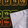 Uokiuki Blacklight Tapestry Periodic Table of Elements UV Reactive Chemistry