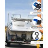 Strapinno 2PCS Retractable Ratchet Straps (1 7/8 in x 4