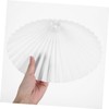 NUOBESTY Bedroom Lampshade White Table Lampshade Umbrella Shape Easy to