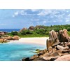 CALVENDO Puzzle Beach Bay on La Digue 1000 Pieces Puzzle