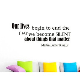 Wall Vinyl Decal Quote Sticker Home Decor Art Mural Martin Luther King Z183