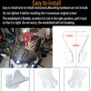 Midimttop Motorcycle WindScreen Windshield Windproof Protector Flyscreen Pare-brise Shield Screen