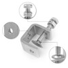 ZOWZEA 2 Pack 304 Stainless Steel Small C Clamps 1
