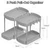 Ukeetap 2 Pack Multi-Purpose Pull-Out Storage Organizers, Under Sink Organizers