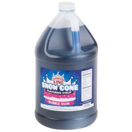 TableTop King 1 Gallon Bubble Gum Snow Cone Syrup - 4/Case