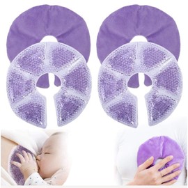 Dolson Hot and Cold Breast Therapy with Soft Fabric 2 Packs Hot and Cold Breast Pack Reusable