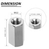 Seimneire 2 Pcs M12 x 1.75 Pitch 40mm Length Hex