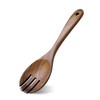 Generic 2 Pieces Wooden Salad Servers,10.2 inches Wood Serving Spoons