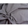 Printed Bullet Liverpool Textured Fabric Stretch Scuba Micro Houndstooth Black