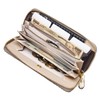 [VOICE] Align Align Italian Atema Cowhide Leather Women's Long Wallet,