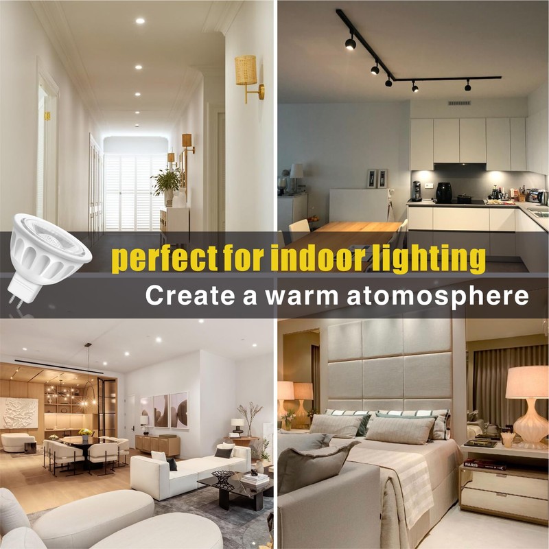 Aovpex MR16 LED Bulbs, 5W(50W Halogen Equivalent) Landscape Light Bulbs,