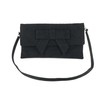 LONI Cute Faux Suede Clutch Shoulder Bow Bag