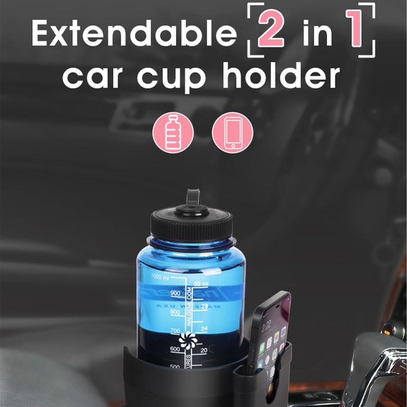 Car Cup Holder with Phone Holder Car Cup Holder Expander