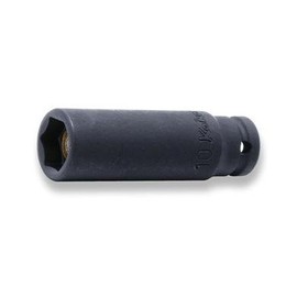 Yamashita Industrial Laboratory Koken 1/4 (6.35 mm) SQ. Impact Hexagonal Deep Socket (with Slide Magnet) 0.4 inch (10 mm) 12300G-10