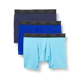 2(X)IST Men's Extreme Cotton Stretch 3 Pack Boxer Brief 6'' Inseam