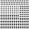 VooGenzek 200 PCS 6 Types Car Body Rivets Mounting Kit,