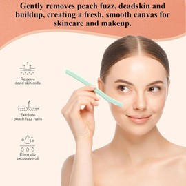 DUAIU Maquinilla de Afeitar para Cejas, Perfiladores de Rostro, 9PCS Eyebrow Razor, Dermaplaning Razors, Perfiladores de Cejas, Dermaplaning Facial para Mujer Hombre