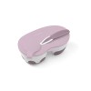 Babyono Two-Chamber Baby Bowl with Spoon Pink