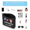 Interpreter Zipper Pouch Interpreter Survival Kit Gift Makeup Bag for