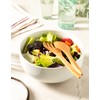 Demy Craft Olive Tree 30cm Handmade Salad Serving Set, Wooden