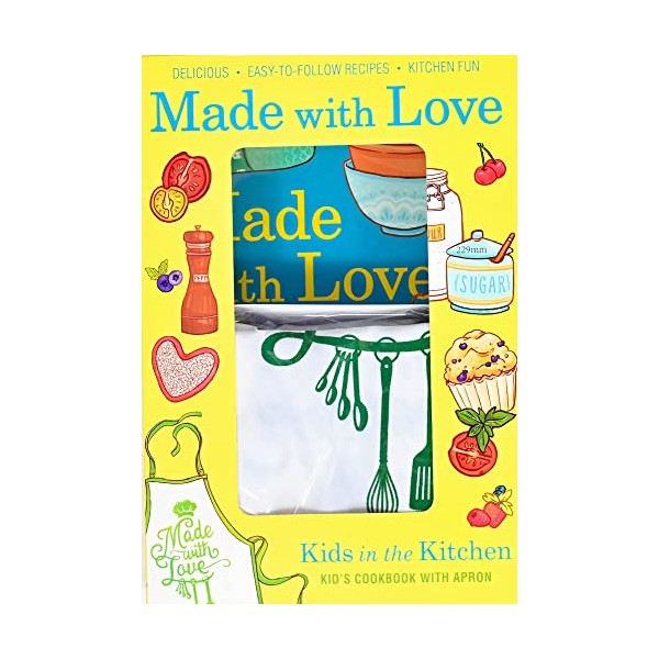 Made with Love: Kid's Cookbook with Apron