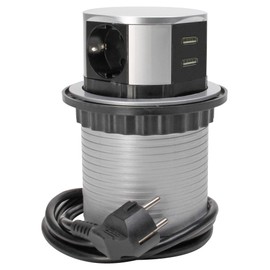 Kopp TSD Turm, 3fach with USB and Zuleitung