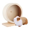 Hamster Small Pets Wooden House Funny Wheel Running Rest Nest