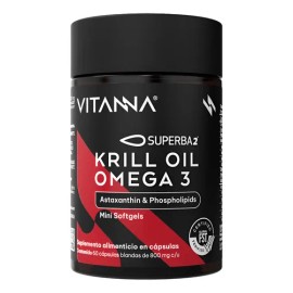 Aceite De Krill Superba2 Omega 3 Astaxantina 60 Cápsulas                                                                                              