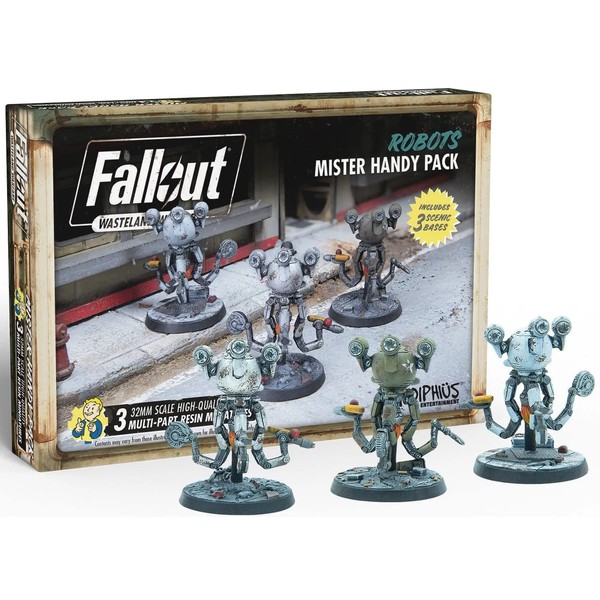 Modiphius Entertainment Fallout: Wasteland Warfare - Robots: Mister Handy Pack