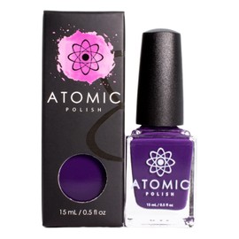  Purple Matte Nail Polish - Atomic Polish - Iodine (I) Matte