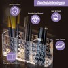 Gentpovth Pack of 2 cosmetic organisers, transparent, Transparent