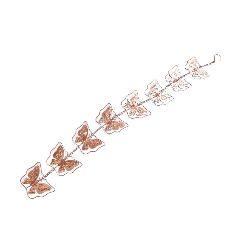 Butterfly Rain Chain Metal Outdoor Decorative Downspout Hanging Drainage Rain