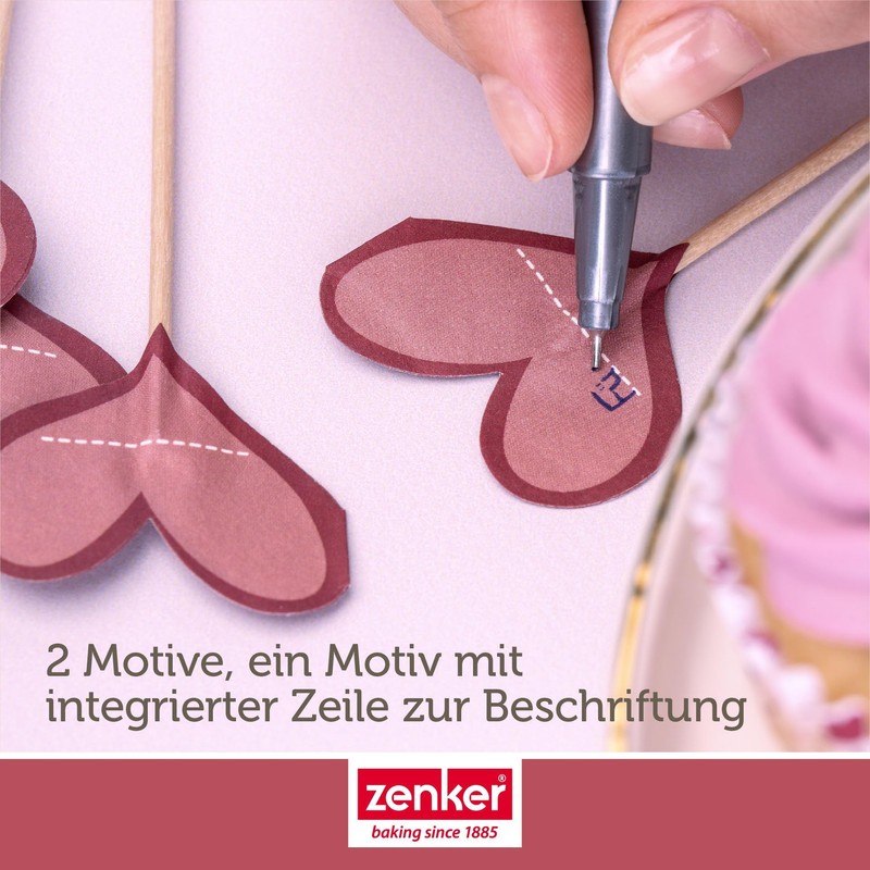 Zenker Heart Picks 25 Pieces Made of FSC™ Certified Birch