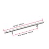 ANSIEDIO 6 Pack Cupboard Handles, Stainless Steel T Bar Kitchen