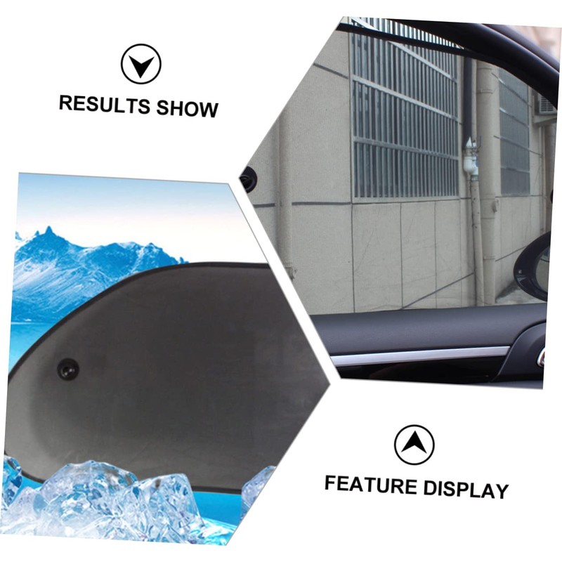 FUNOMOCYA Automobile Sunshades Car Window 4pcs Breathable Uv Blocking Car