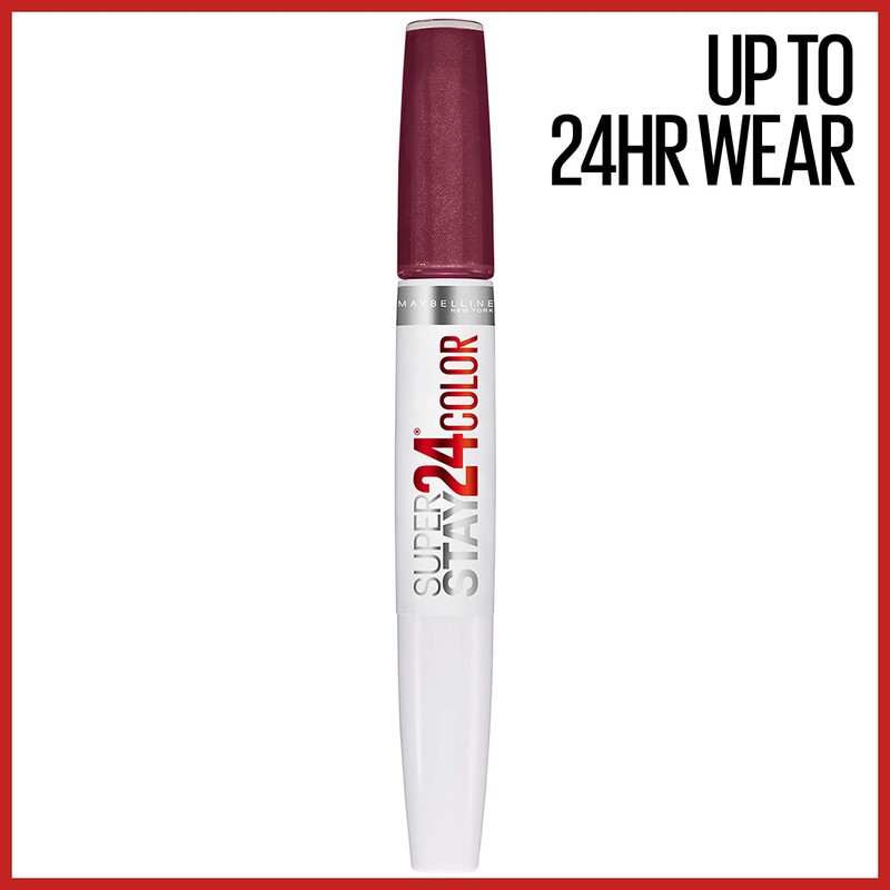Maybelline Super Stay 24, 2-Step Liquid Lipstick Makeup, Long Lasting