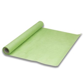 Korean Traditional Mulberry Paper, Colored Hanji Paper Roll, Natural Fiber Texture, Unyong (Light Green, 10.4" x 787.4")
