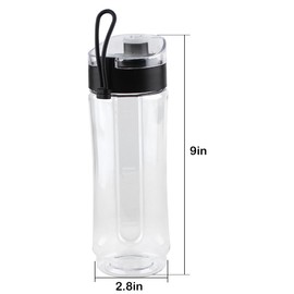 Joyparts Replacement Parts Sports Bottle with blade,Compatible with Oster MyBlend Plus Personal Blender