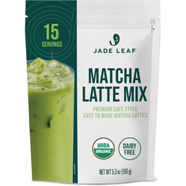 Jade Leaf Matcha Latte Mix Sabor Vainilla, Rinde 15 Porciones, 150 g