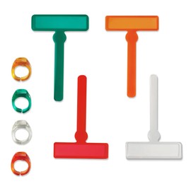 8 Pieces Finger Focus Highlighters Guided Reading Strips Clear Dyslexia Reading Stand for ADHD Adults Teens Students Classroom Home School Supplies (B)