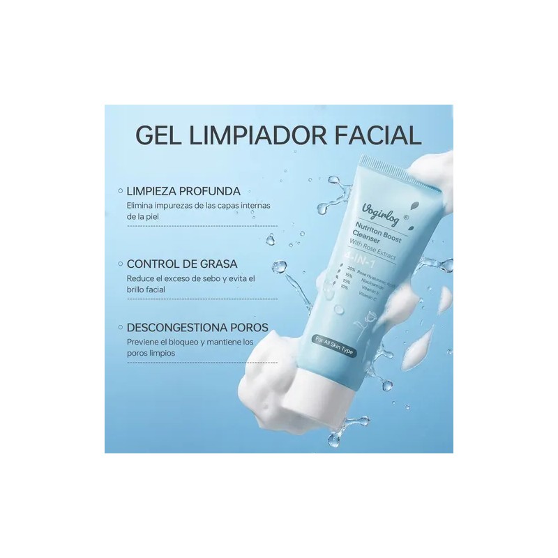 Limpiador Facial Vitamina C Limpieza Profunda-100g