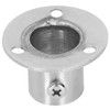 10Set Flanged Holder Base Thicken Stainless Steel Closet Rod Tube