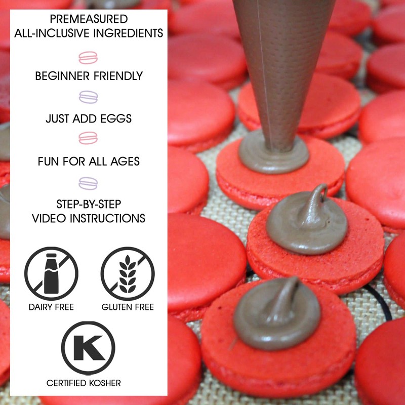 W4W Macalicious Macaron Baking Mix, DIY Bake Your Own French